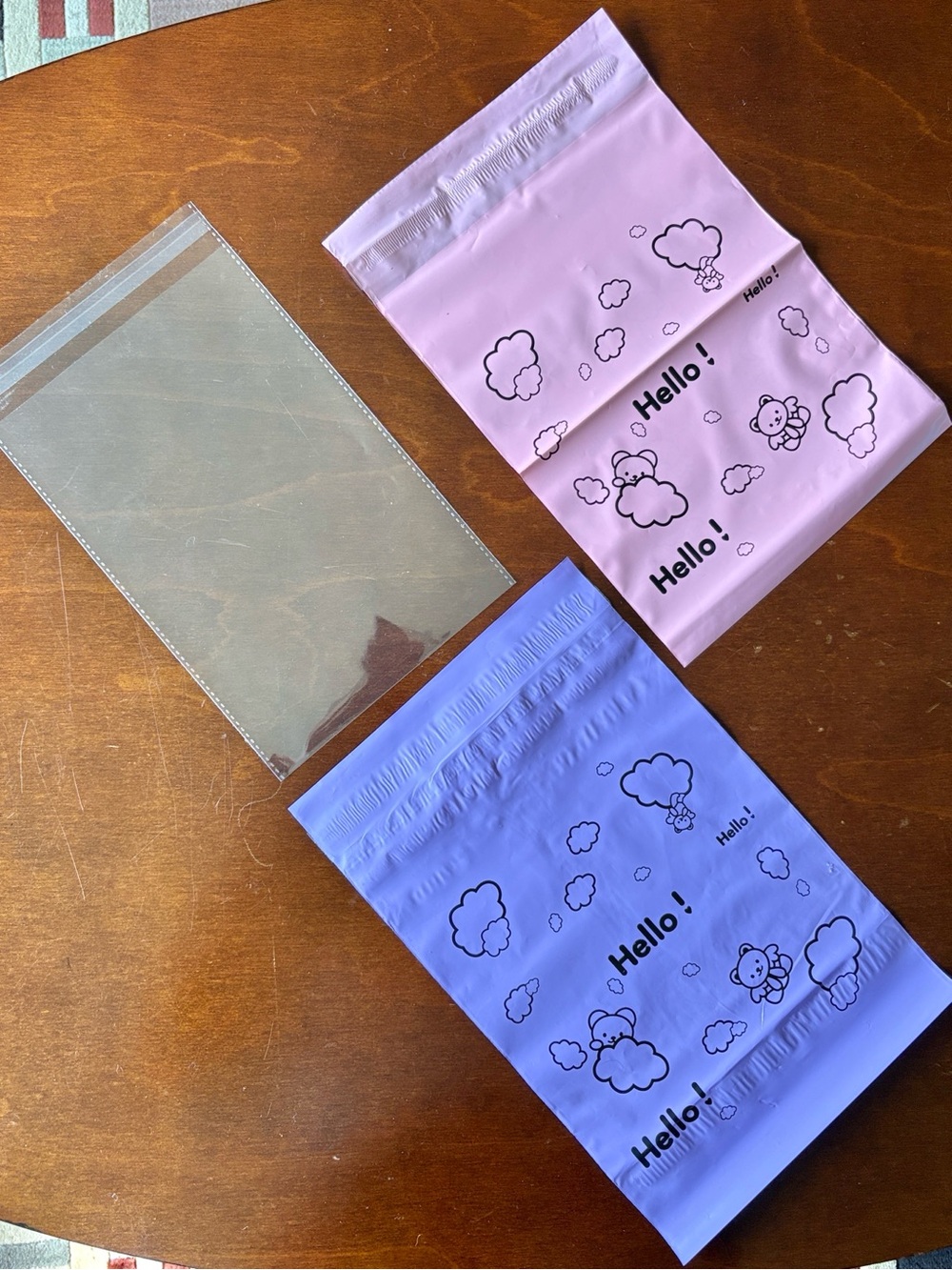 Buy Now‼️ Set of 50 Poly Mailer & Cellophane Bag Mix (Pick Your Color)